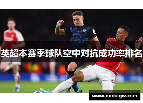 英超本赛季球队空中对抗成功率排名